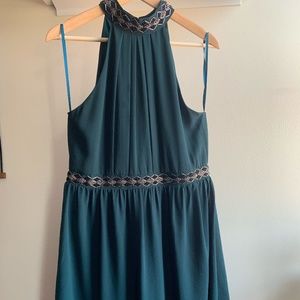 She + Sky Green Dress with Beading